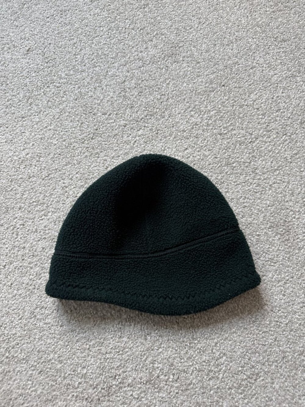 Melanzana Beanie Green Folded Brim Outdoor Winter Casual Unisex Size M